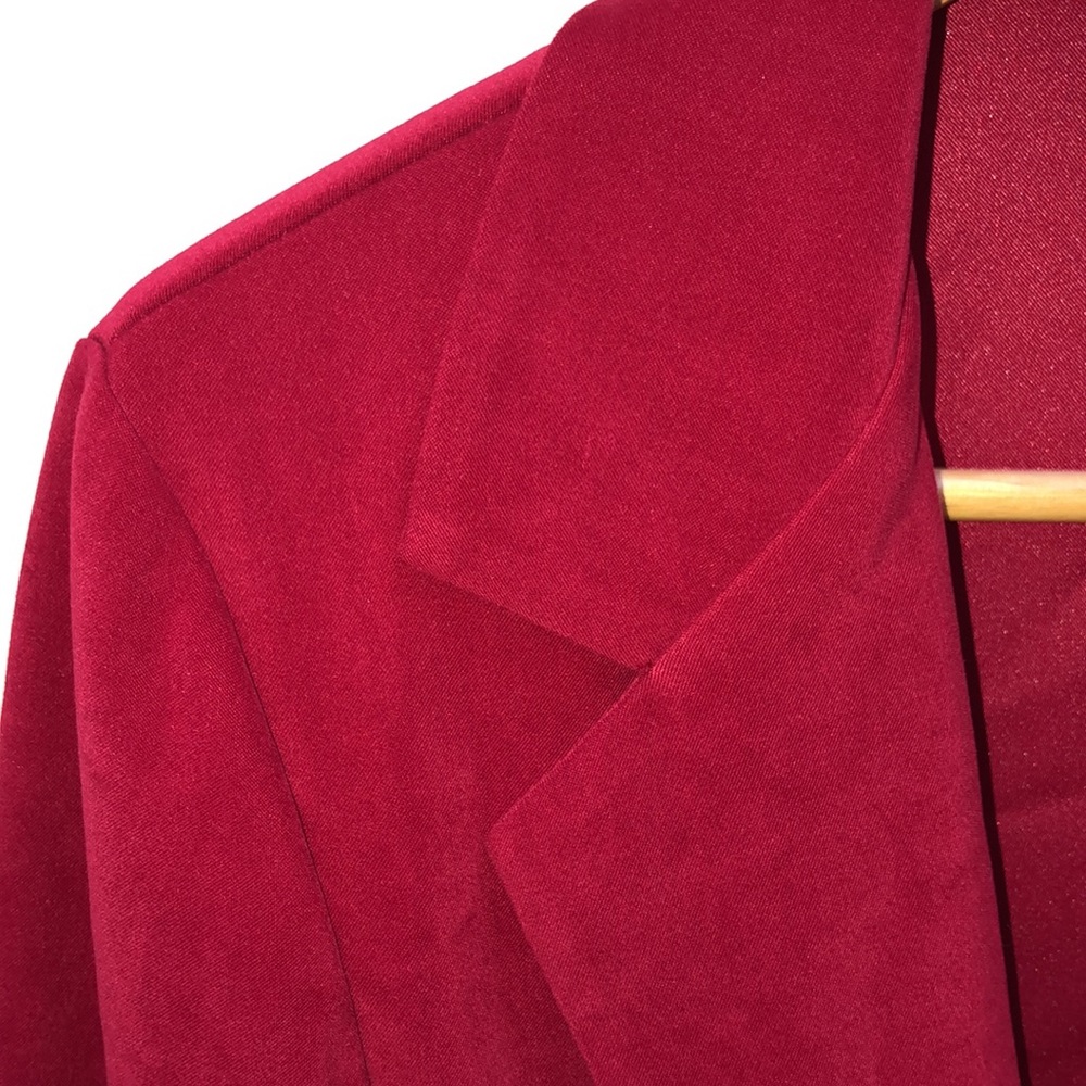 Vintage Briggs New York Red Blazer Jacket - Picture 7 of 9